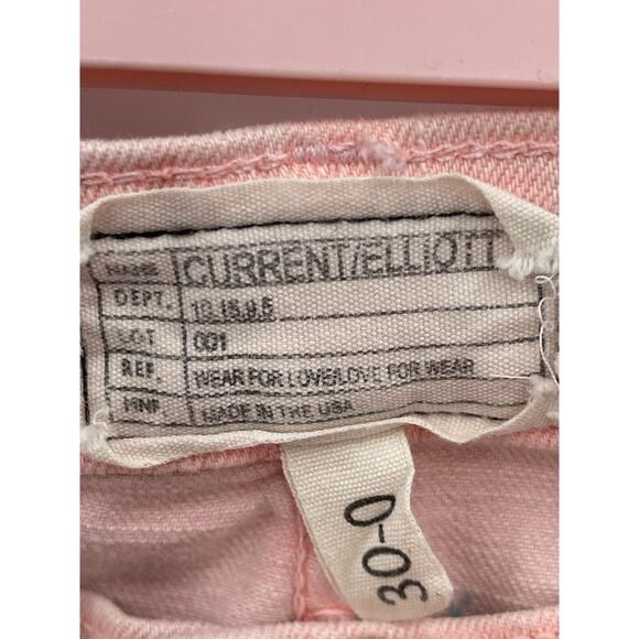 Current Elliot The Stiletto Jeans Orange Skinny Jeans Size 30 - Picture 10 of 13